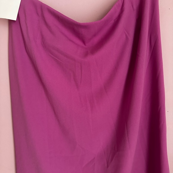 Open edit faux wrap skirt 1x pink. New with tags. - Picture 3 of 4